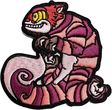 Chameleon Legion Wonderland Embroidery Cheshire Cat Patch