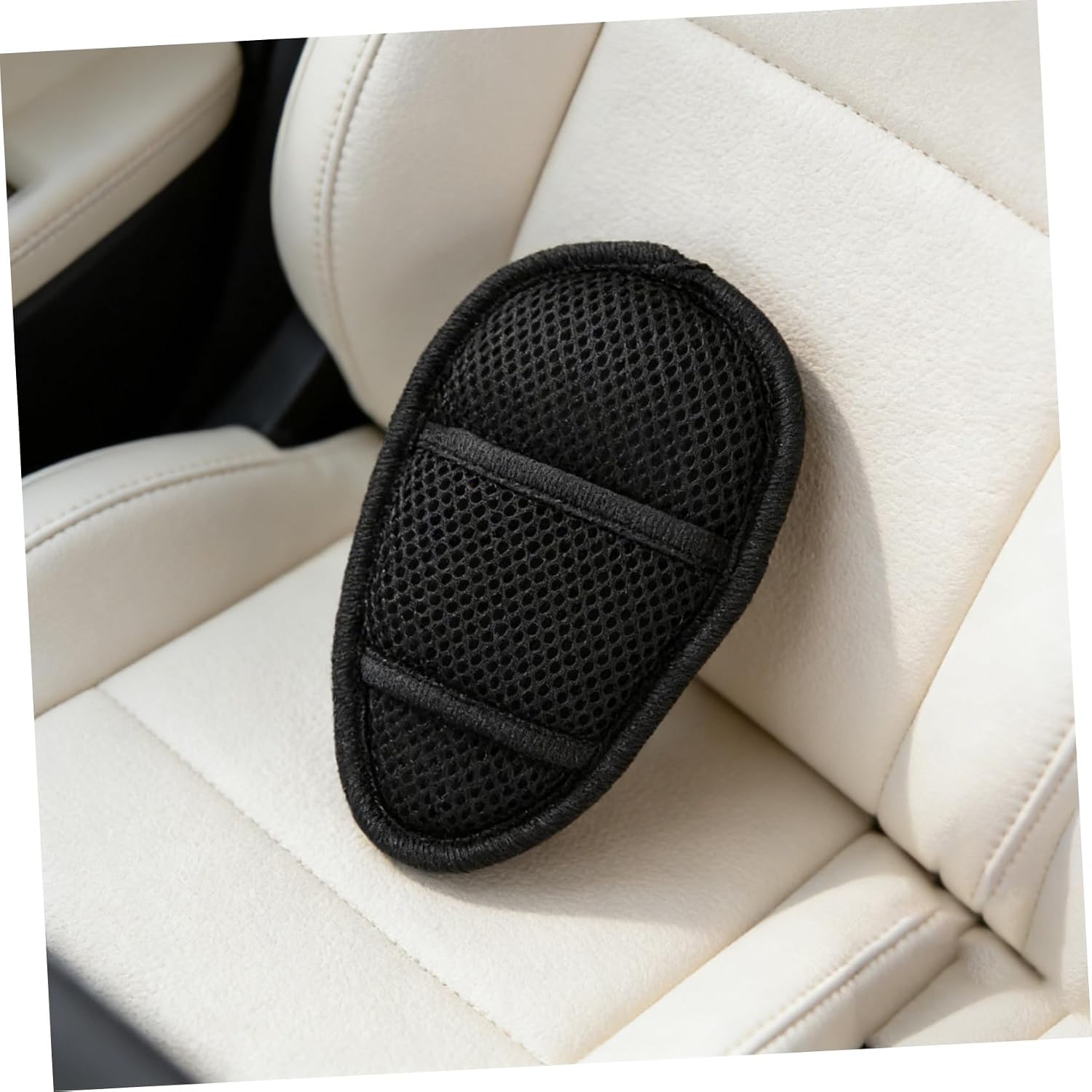 2pcs Stroller Crotch Cushion Strap Pads with Anti-Slip Protection and Removable Washable Mesh Oxford Cloth and Carriage and High Chair