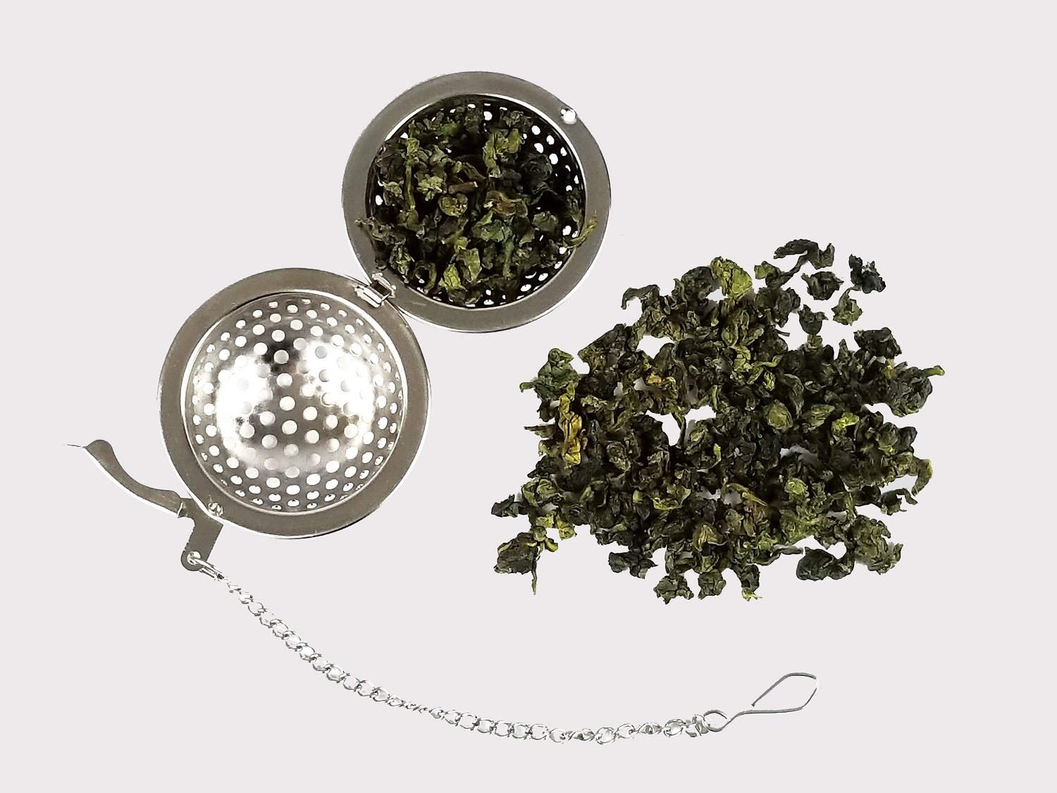 2231 – 5 – Uniware 2 "resistente malla acero inoxidable perforación bola de té, té, especias para hojas sueltas...