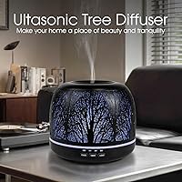 Vista 4 de ARVIDSSON Difusor de Aceite Esencial de 500ml, Difusores de Metal para Aceites Esenciales, Difusor de Aromaterapia para Habitación Grande, Negro