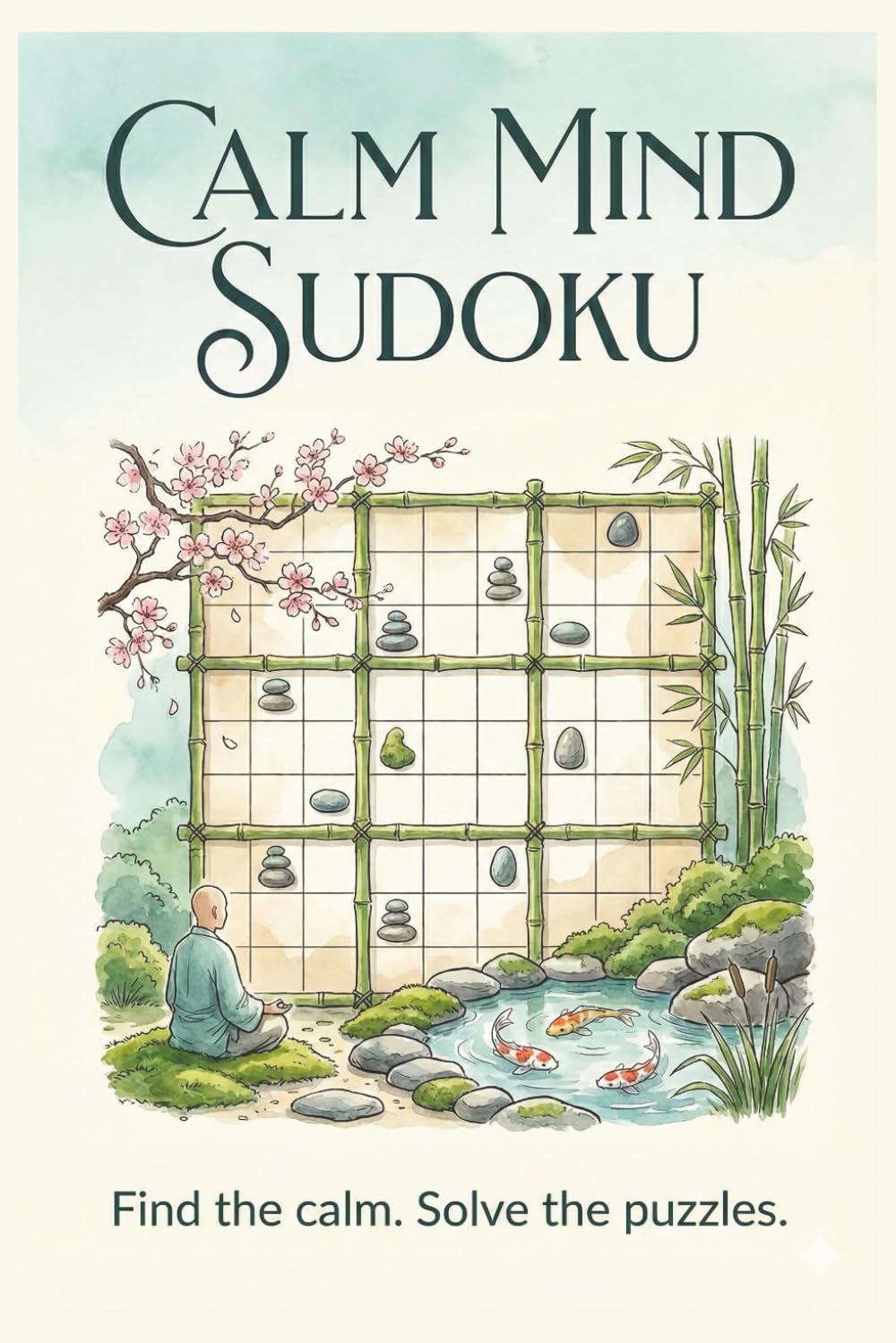 Calm Mind Sudoku Book: Find the Calm. Solve the Puzzles
