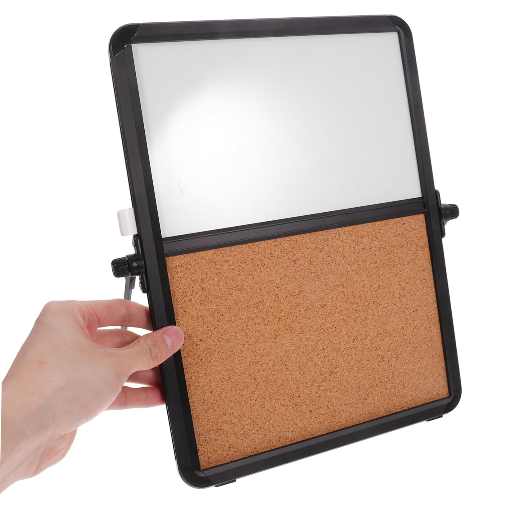 IMIKEYA Elegante Bacheca da Tavolo dal Design Moderno Bacheca per Appunti per Supporto da Tavolo