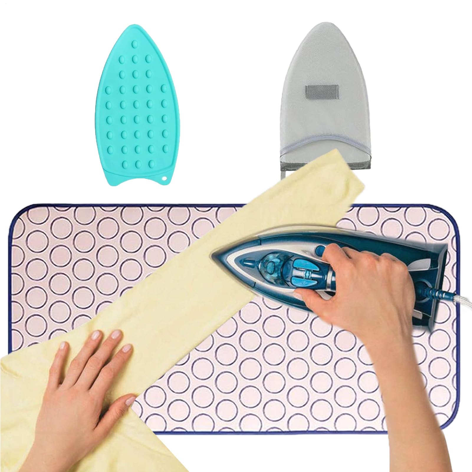 Tappetino da Stiro per Tavolo Coperta Da Stiro Portatile Cucito Quilting | Stuoia Stiro Per Tavolo Da Cucito, Forniture Quilting, Casa, Viaggio, Appartamento, Dormitorio, Piano Lavoro