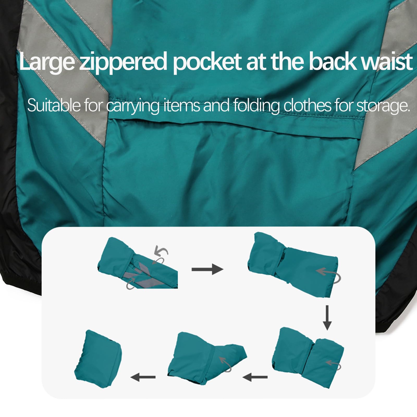 Chaleco de ciclismo nocturno de verano para hombre impermeable reflectante para fitness ciclismo ligero y transpirable chaleco de ciclismo informal para MTB running y senderismo