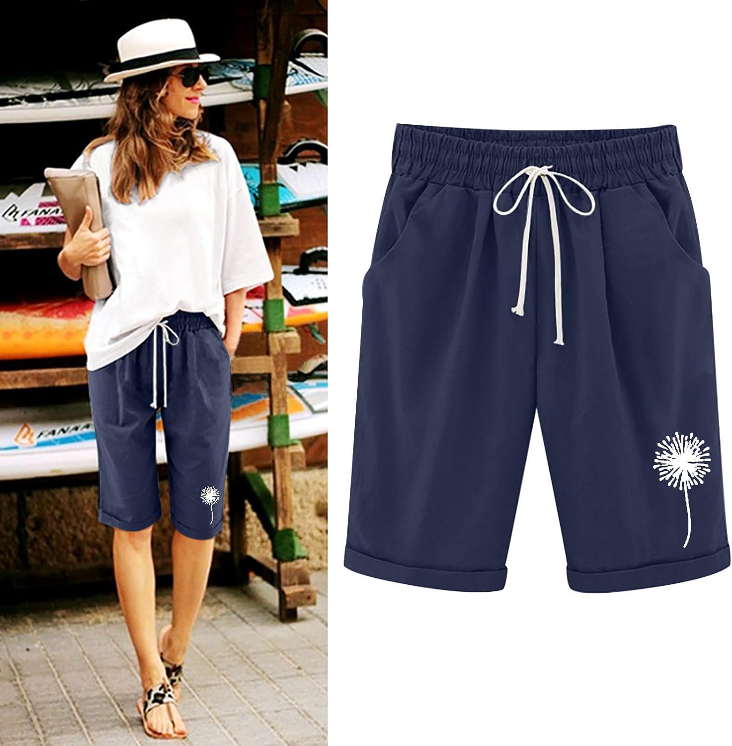 Best women's Athletic Shorts - Generic Summer Knee Length Review