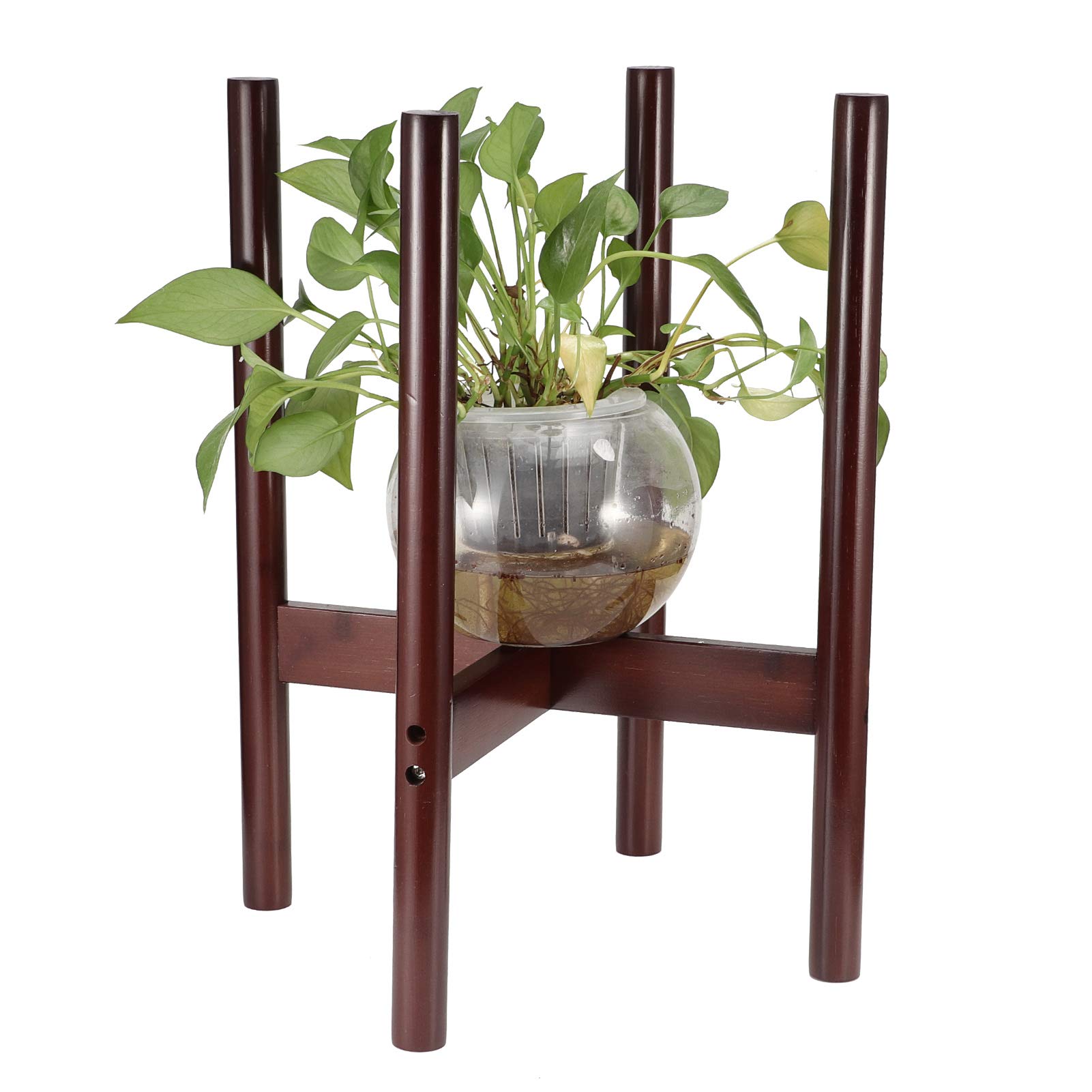 Support pour plantes en bois : surélever grand pot de fleurs facilement