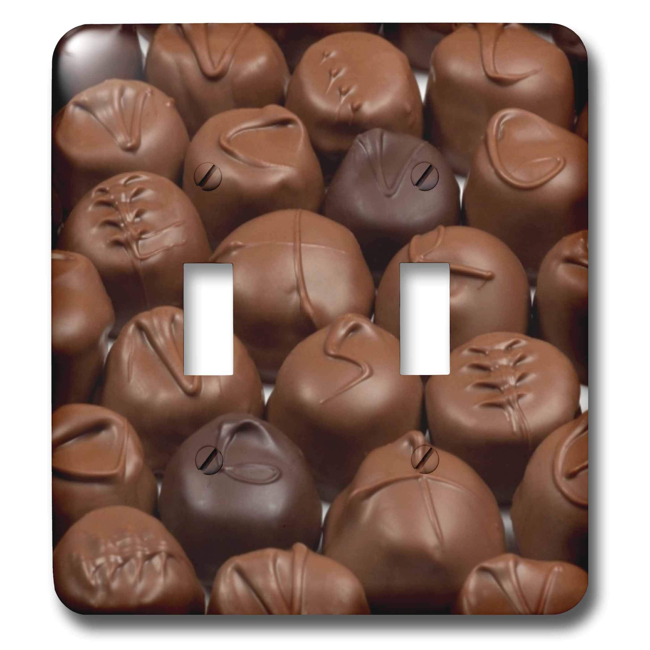 Interrupteur à bascule double chocolat pour une cuisine chaleureuse
