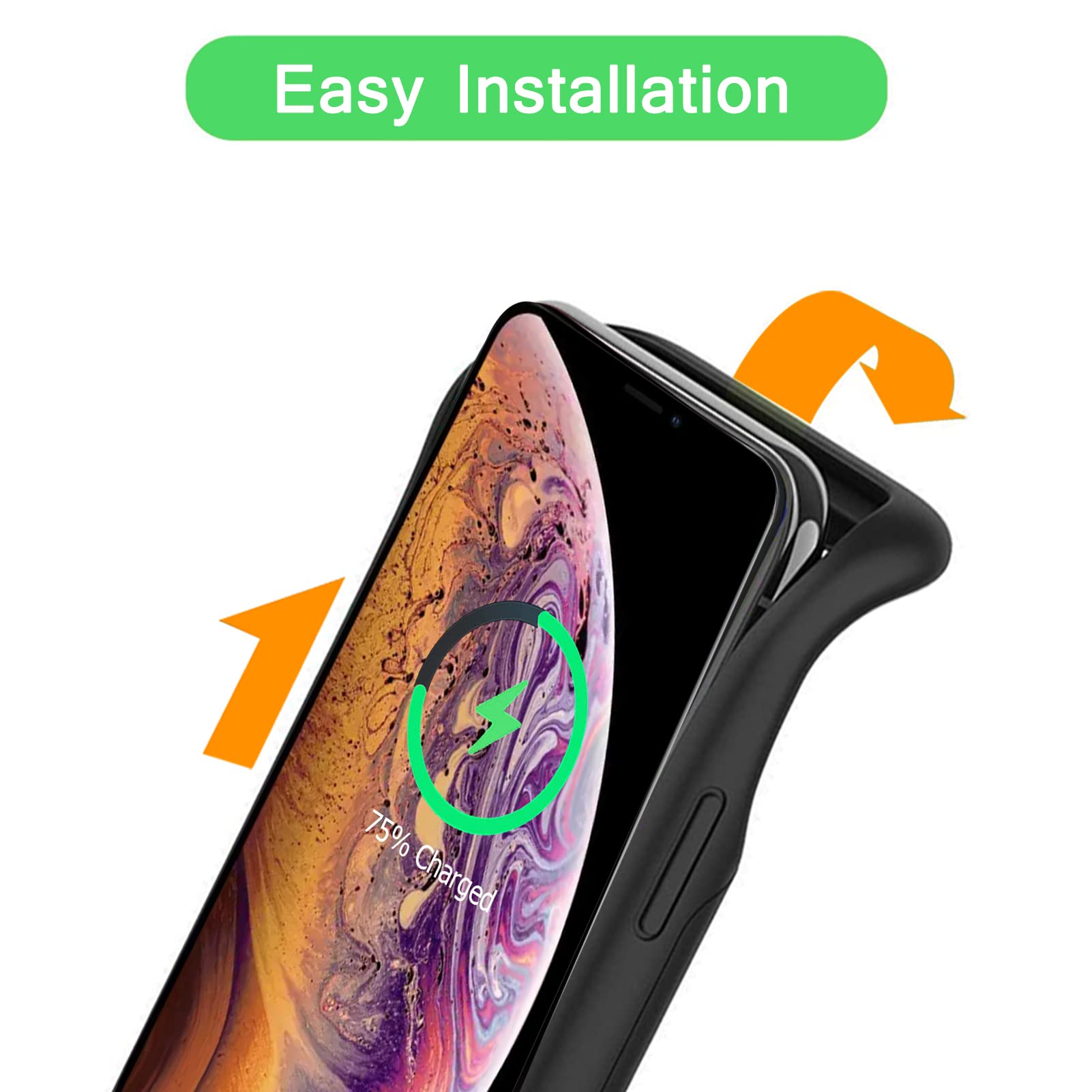 Amazon.com: Wireless Charging Case for iPhone X/XS, 10000mAh