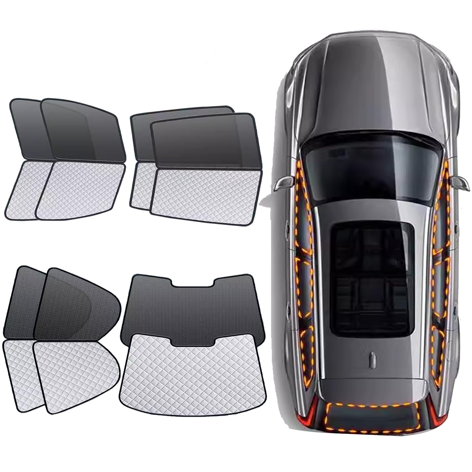 Amazon | 二重層 車用サンシェード トヨタ プリウス α 40系 Prius α 40 