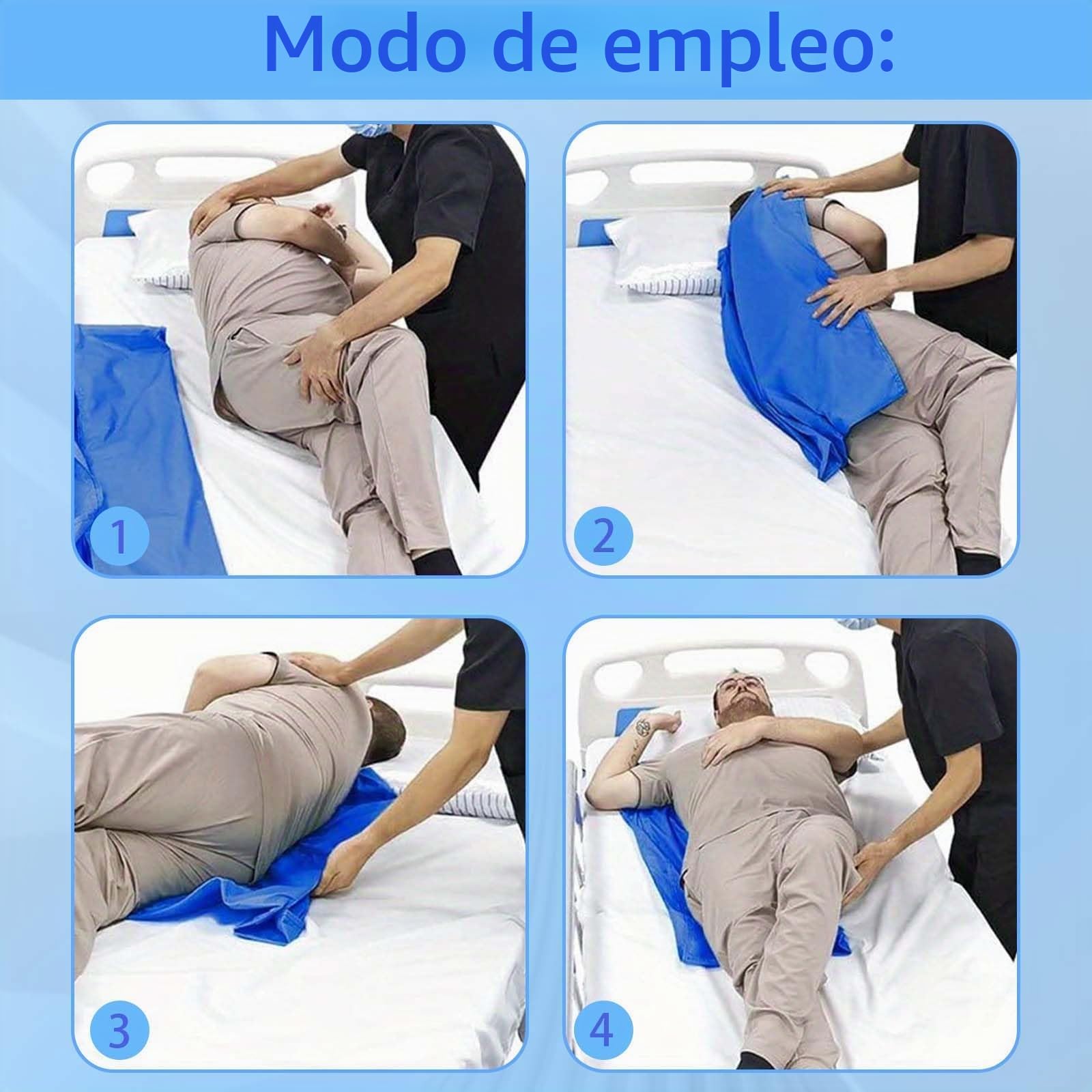 75*135CM Deslizante para Traslado de Pacientes,Almohadilla de Cama de Posicionamiento,Sábanas deslizantes,sábana de transferencia para pacientes,Sábana deslizante,Para el traslado de pacientes