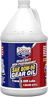 Lucas Oil 10046 SAE 80W-90 Heavy Duty Gear Oil 1 Gallon - Ultimate Protection for Race Cars & Heavy Duty Gear
