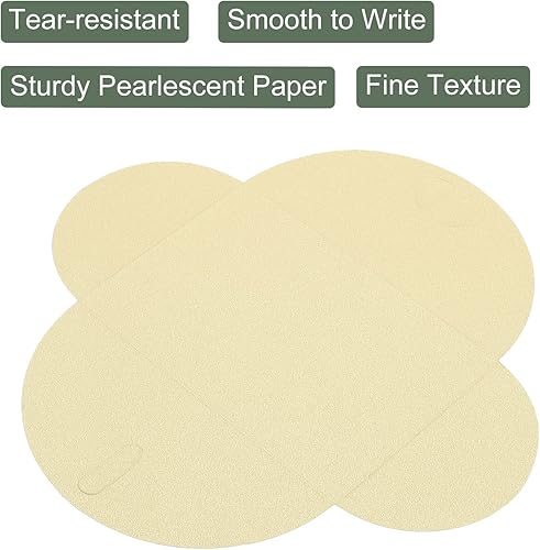 Miniatura 6 de YOKIVE Paquete de 50 mini sobres, cierre en forma de corazón, soporte para tarjetas de regalo, ideal para bodas, fiestas, boutiques (beige)