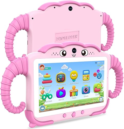 Tableta infantil de 7 pulgadas para niños de 3 a 7 años, tableta para niños pequeños con juegos educativos, tabletas de 32 GB para niños con