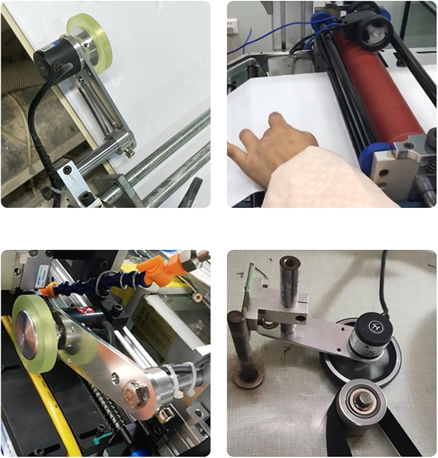 Digital Counter Digital Distance Meter Counter with Encoder and Rubber Wheel, Double Row Display for Accurate Length Measurement in Cable and Fishing Lines