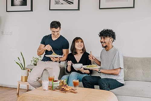 Miniatura 6 de Lemonilo Ramen - Sopa de pollo y curry - Ramen instantáneo saludable - Fideos horneados al horno con tumérico - Hecho con ingredientes totalmente