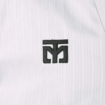 MOOTO Korea Taekwondo Basic 4.5 Uniform Dobok White Neck WT Logo TKD Martial Arts MMA (130 (Height : 130~139cm)(4.27~4.56ft)