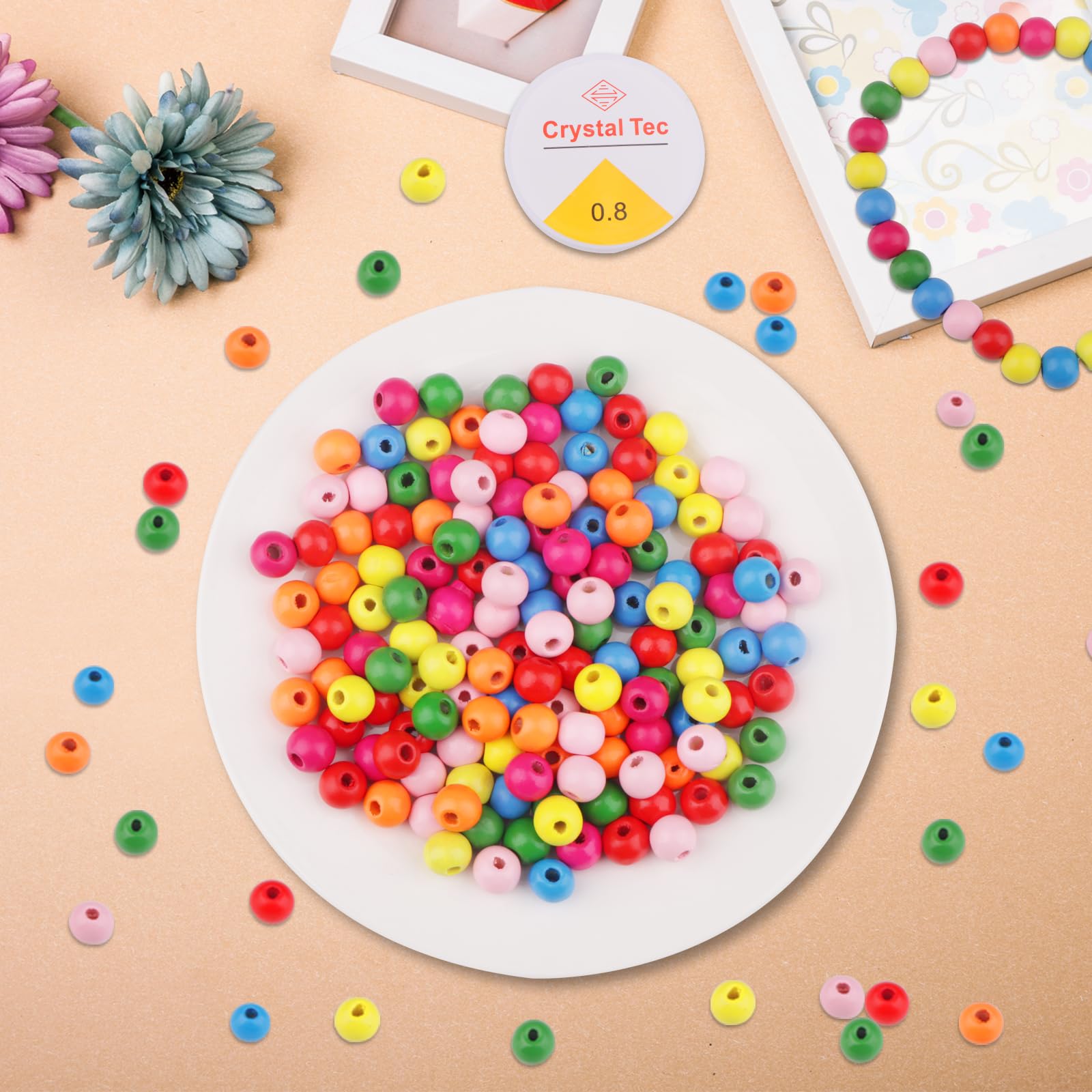 WinWonder Bambini Perline,1150 PCS Perline Colorate dei Bambini Fare G