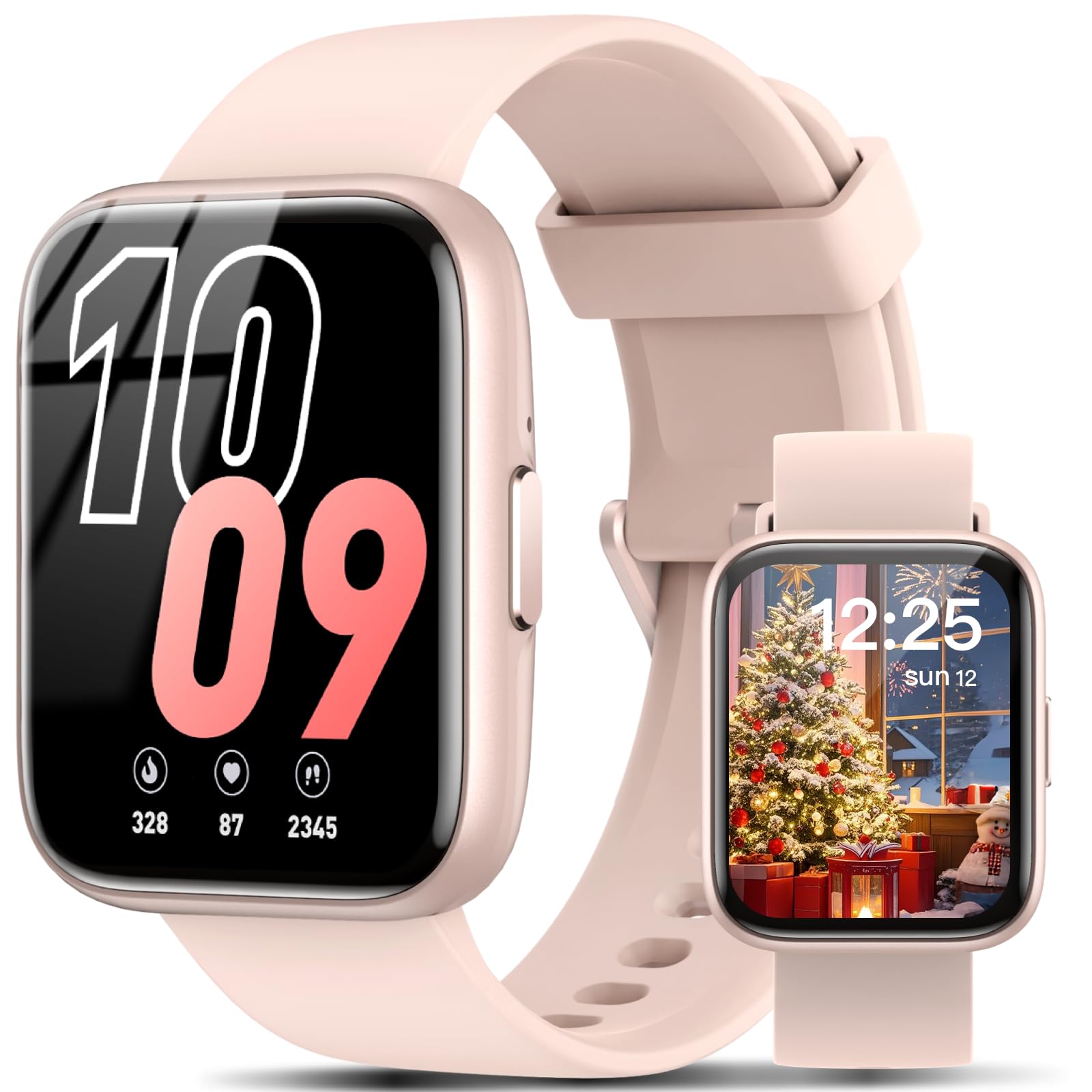 Smart Watch for Men Women - Answer/Make Calls/Quick Reply/AI Voice Assistant, 1.83" HD for Android iPhone Samsung Compatible IP68 Smartwatch Blood Oxygen Heart Rate Fitness Tracker