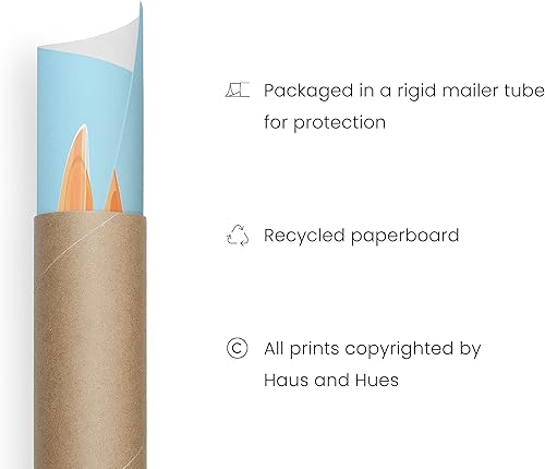 Vista 89 de HAUS AND HUES Evil Eye Decor - Navy Blue Wall Art, Evil Eye Wall Decor, Mykonos Artwork, Evil Eyes Print, Big Eyes Painting Print, Evil Eye Poster