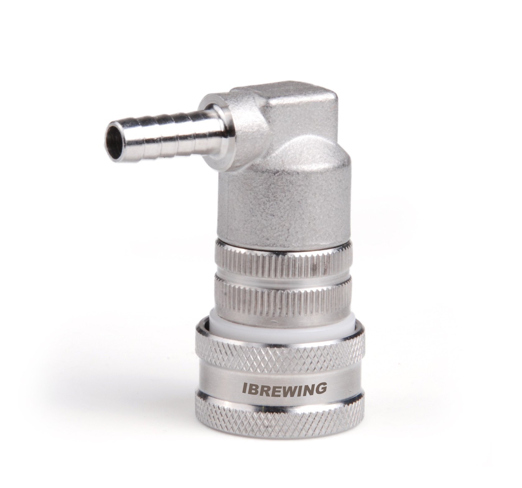 Stainless Steel Ball Lock Disconnect 1/4" Barb(Gas) for Cornelius Type Keg