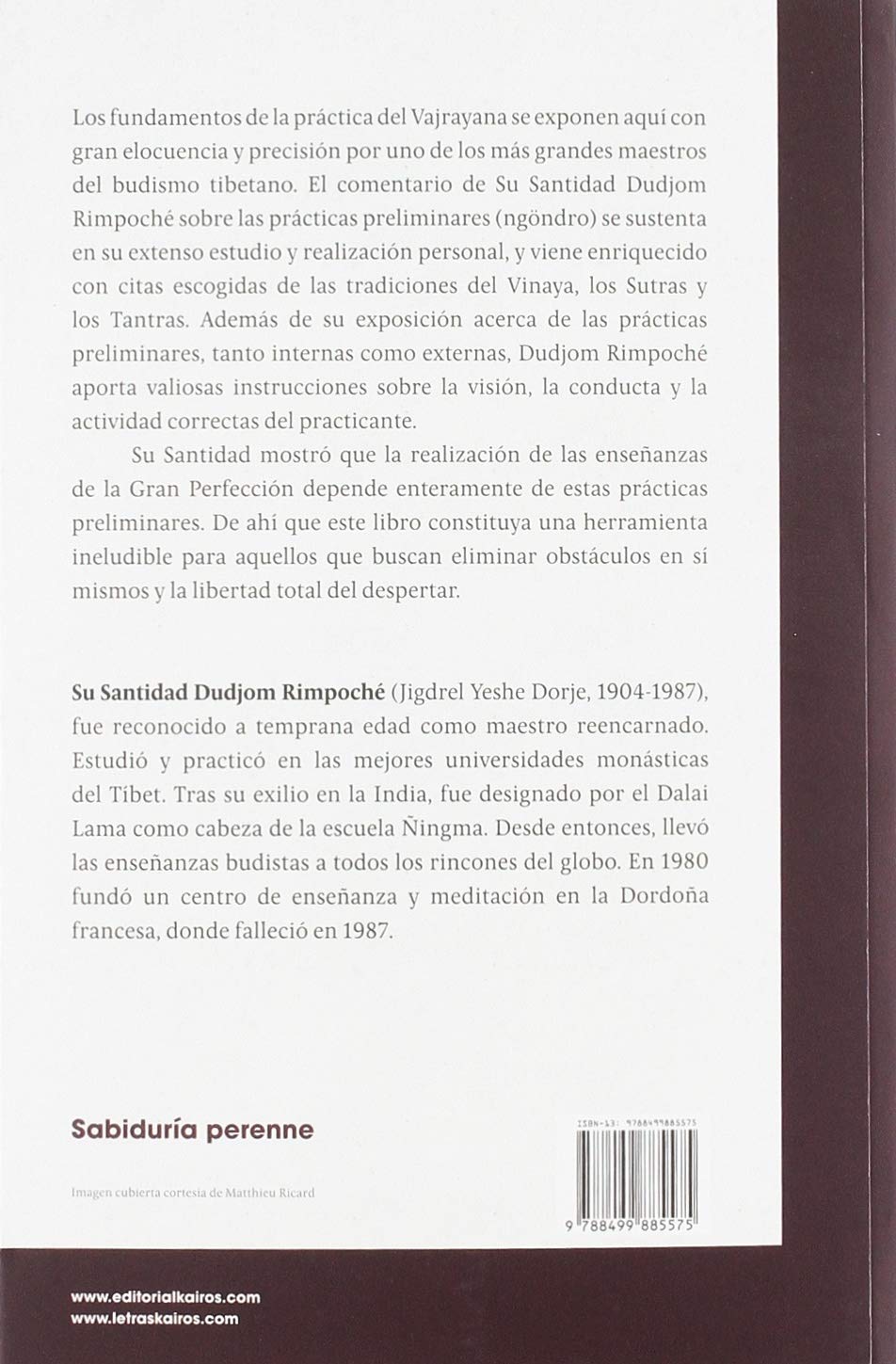 Una luz en el camino hacia la libertad: Instrucciones completas sobre las prácticas espirituales (Sabiduría perenne)
