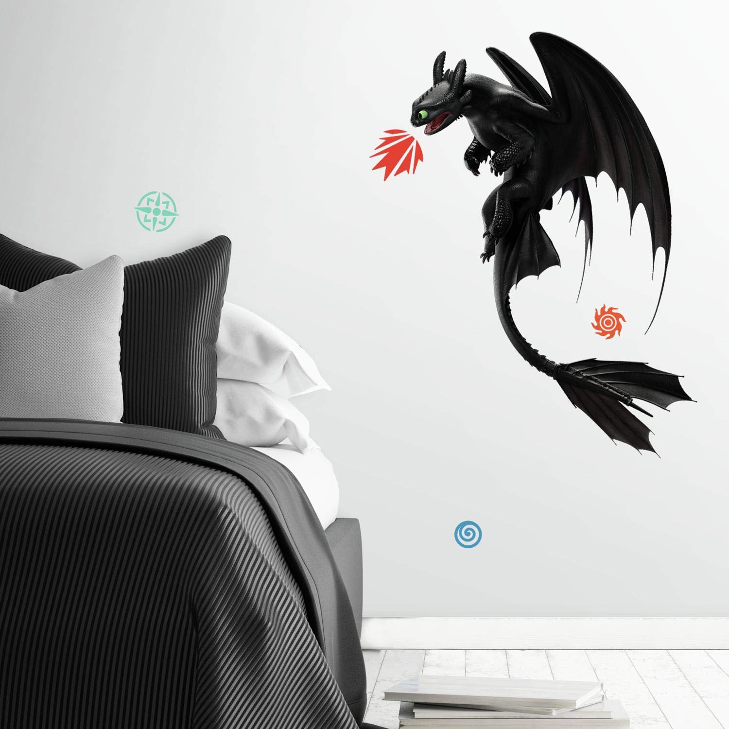 Roommates How To Train Your Dragon The Hidden World Toothless Peel And Stick Giant Wall Decals Amazon In Home Improvement Roommates How To Train Your Dragon The Hidden World Toothless Peel And Stick Giant Wall Decals Amazon In Home Improvement