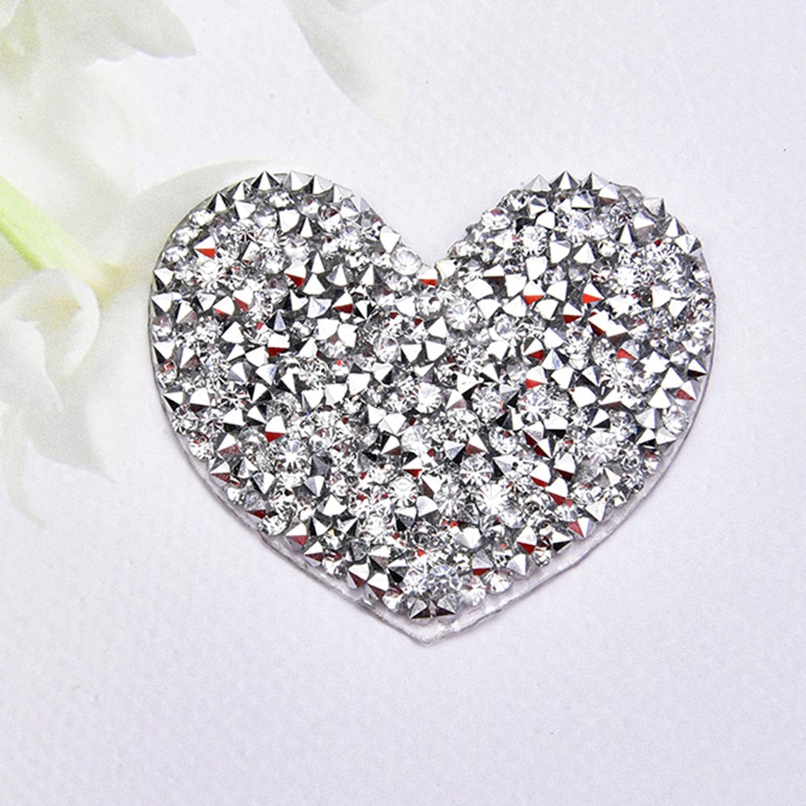 BNF® Rhinestone Decorative Bling Sequins Crafts Patches for Repair Dress Jacket Silver 16Pcs Crafts Sewing | Embellishments & Finishes | Patches