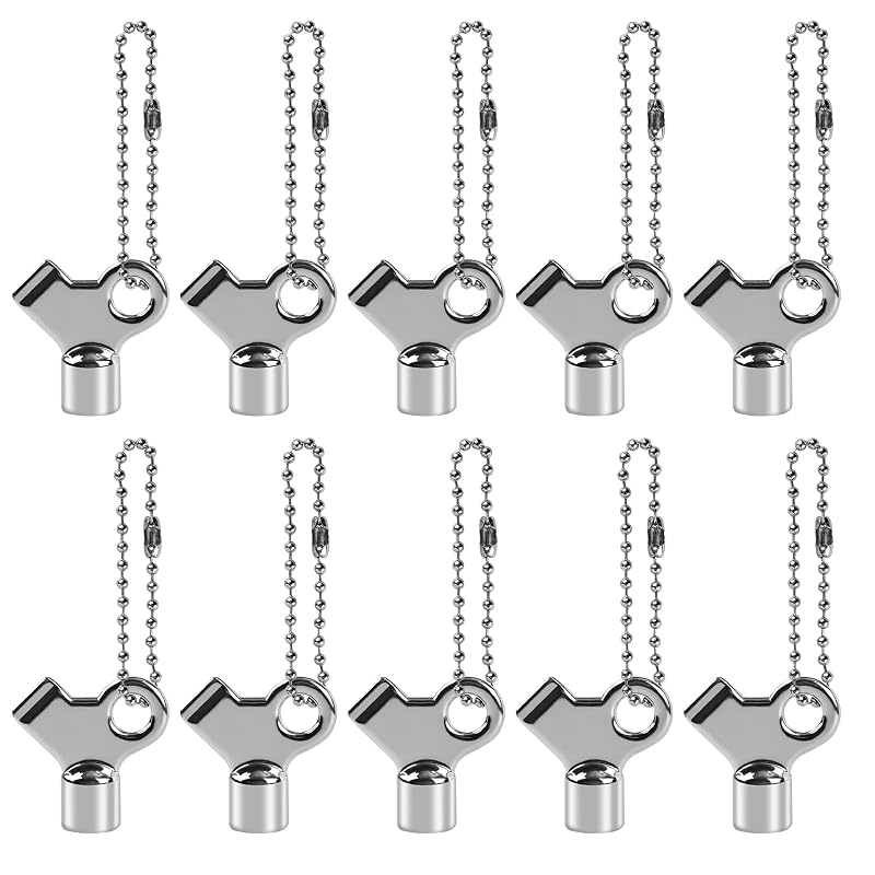 PEUTIER Kit com 10 Chaves para Sangria de Radiador com Corrente