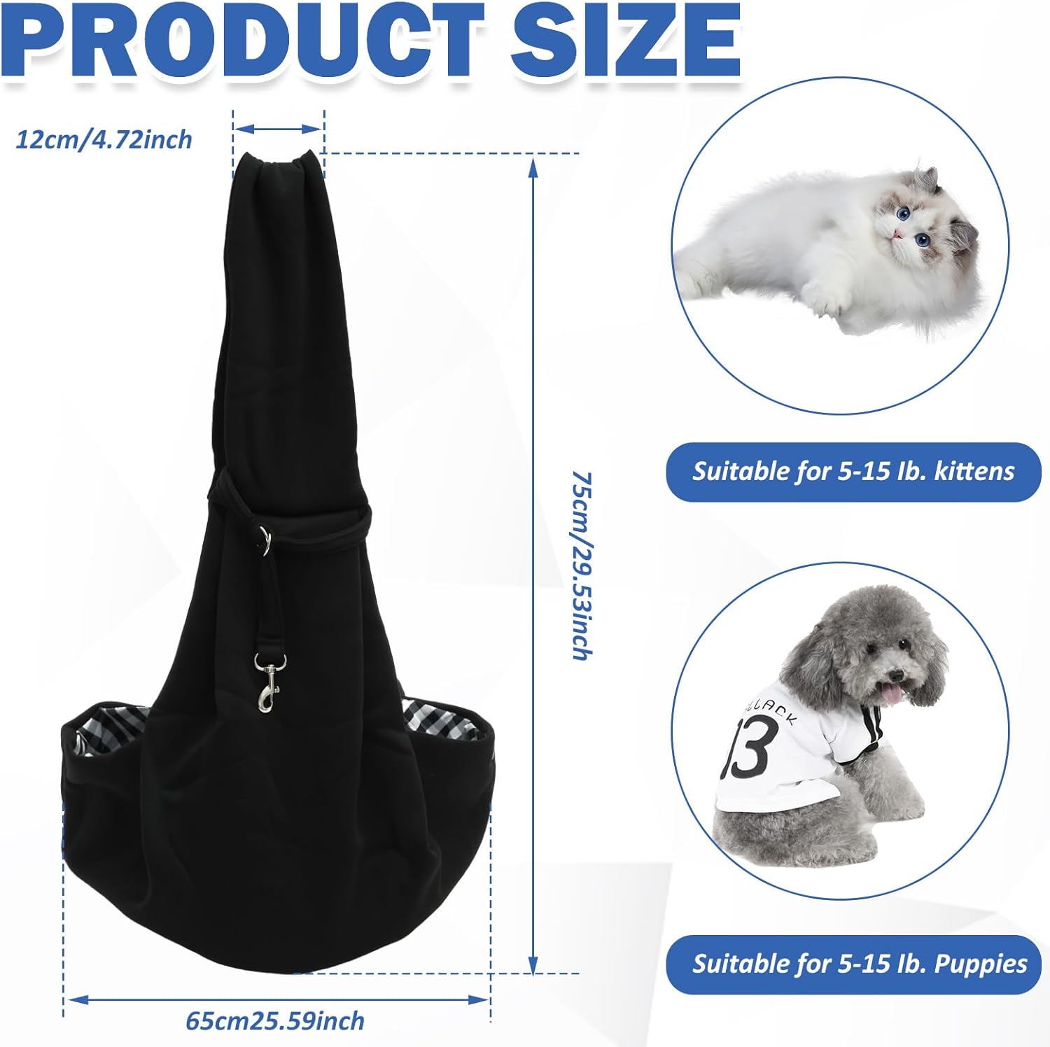 Ultimate Comfort: The Reversible Pet Sling Carrier for Travel with Your Furry Friends
