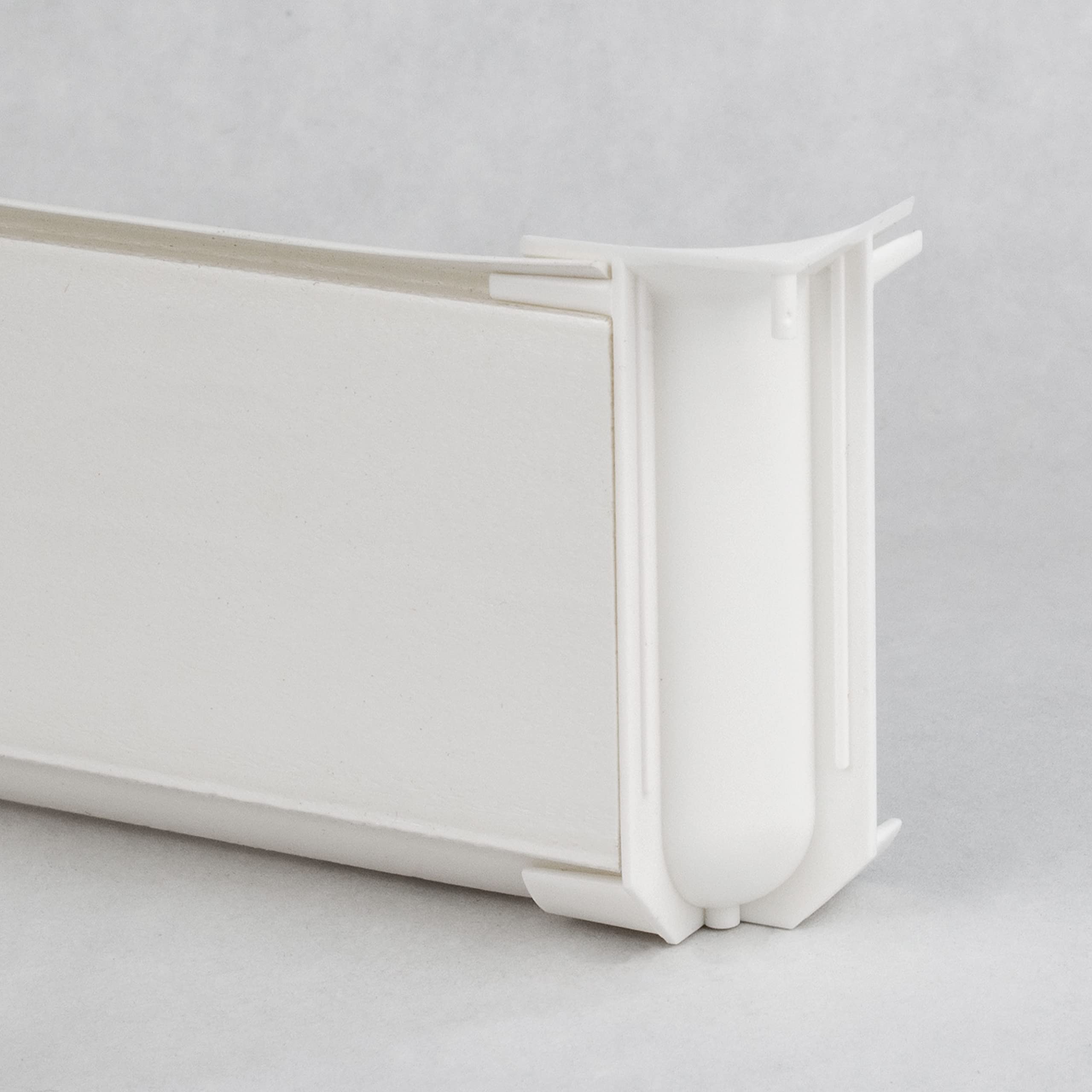 PROVISTON Kunststof plint | hardschuim PVC | wit | 13 x 40 x 2500 mm