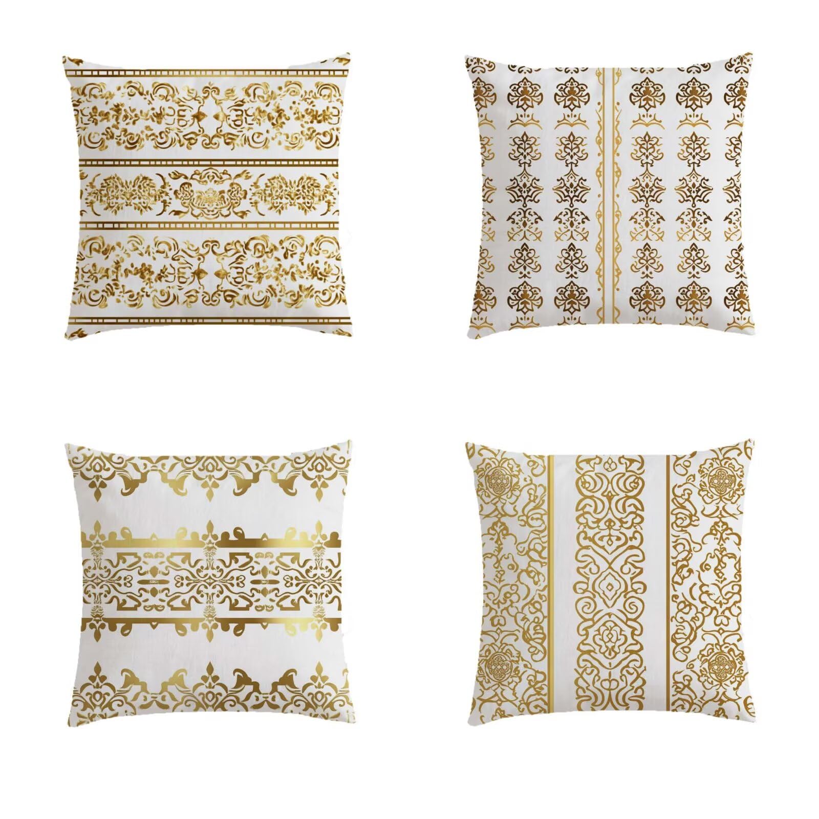Housse de coussin 45x45cm avec fermeture invisible pour éviter les accrocs