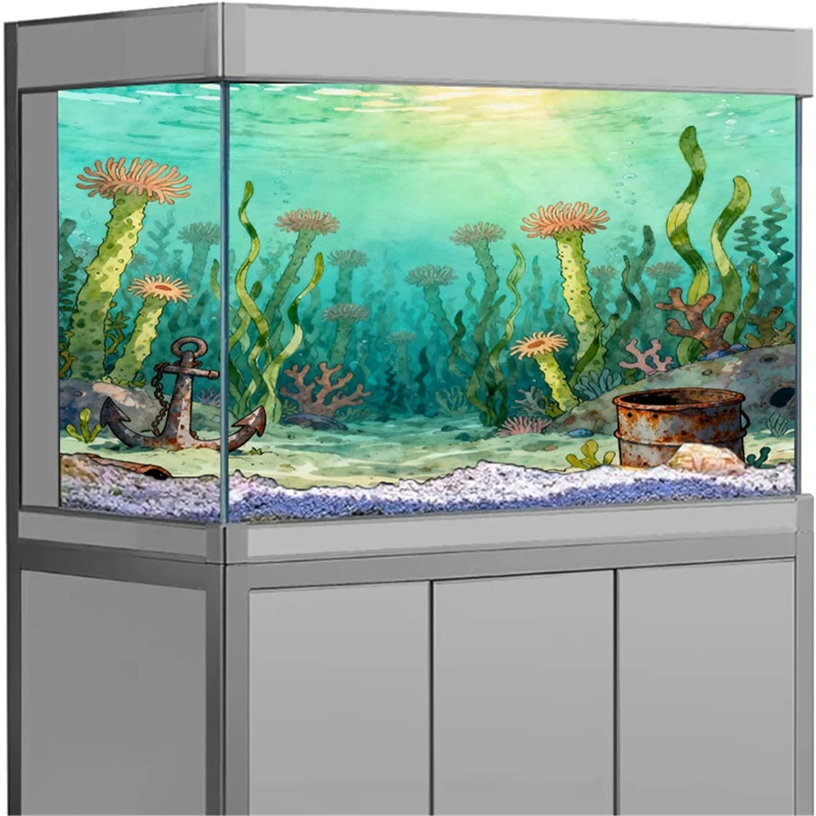 Fondo Acuario Vinilo Decorativo Fondo Acuario