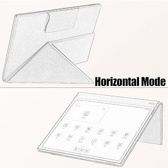 Boox Note Air 5 C用ケース、PUレザー磁気カバー、ロックブラック。
