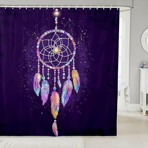 Miniatura 16 de Tiki Bar - Juego de cortina de ducha de inspiración retro, cortina de ducha para fiesta hawaiana feliz para niños y niñas, bonito patrón Tiki Multi