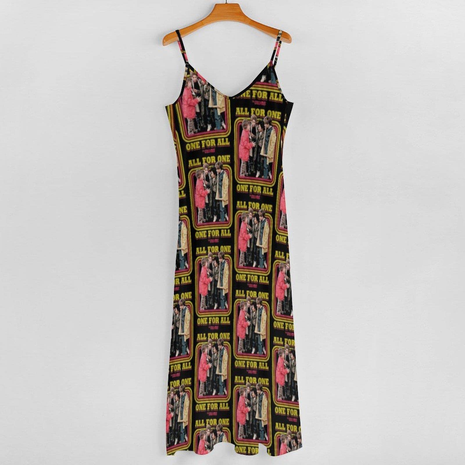 Vestito anni '80 Stampa Film Alla Moda Maxi Vestito Streetwear Boemia Abiti Lunghi Delle Donne Cinghia Elegante di Grandi Dimensioni 4XL