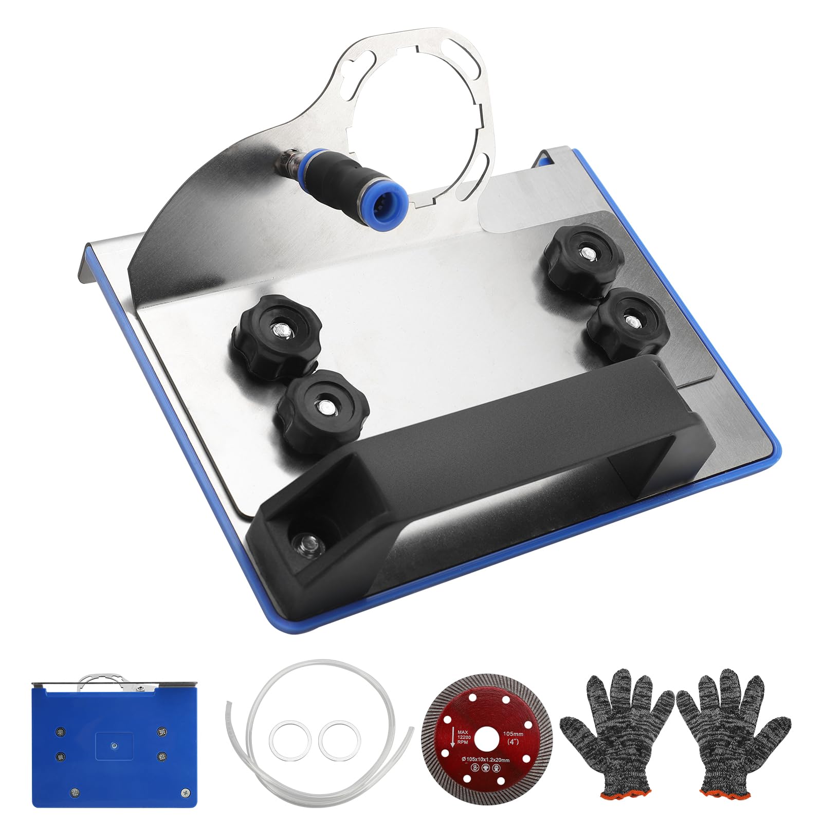 45 Degree Tile Chamfering Tool, Angle Grinder Stand Tile Cutter Tool Attachment for Tile 45 Degree Chamfer Cutting, 100-Type Universal Tile Chamfering Stand Type Angle Grinder