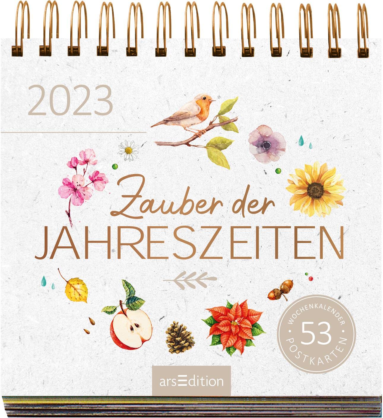Display Postkartenkalender 2023: Mit 20 x 3 Ex. | Wochenkalender 2023, 53 Postkarten zum Abtrennen und Verschicken