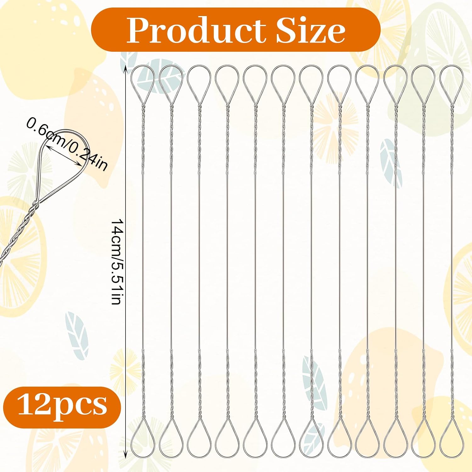 Ouligay 12 PCS Cheese Slicer Wire Replacement 5.51in Cheese Cutter Wire