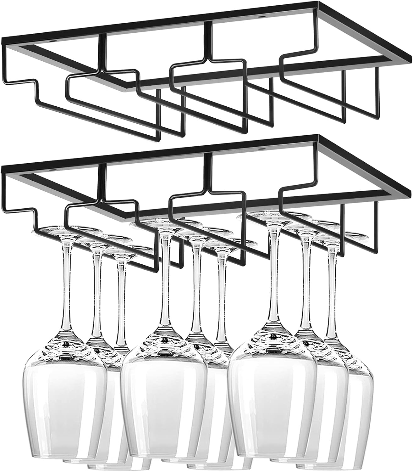 Wine Glass Holder Under Pack Wine Stemware Holder,Wine Glass