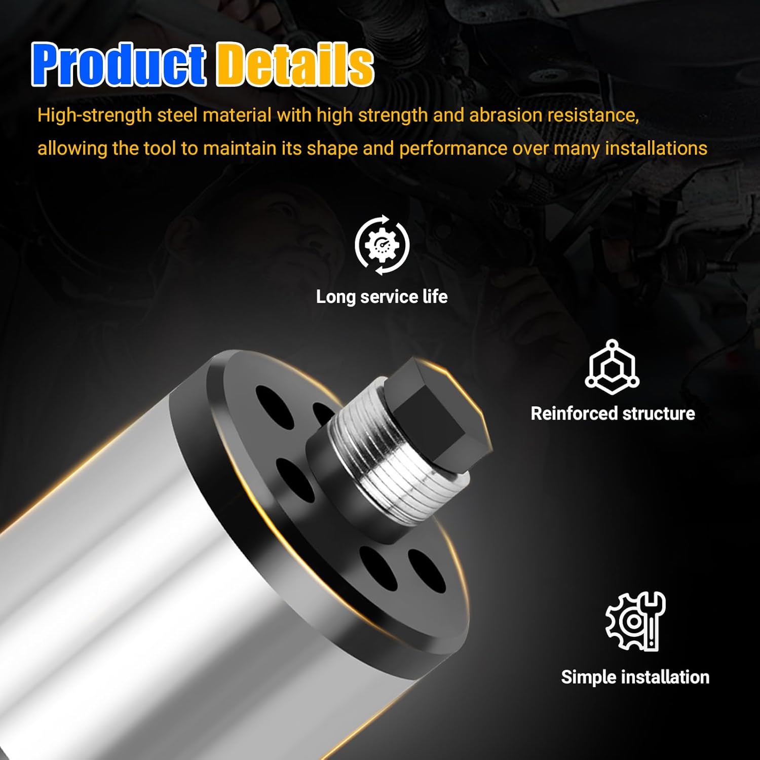 S-24736 Bushing Installation Tool Replacement for Hendrickson Vantraax Narrow Bushing Complete Kit