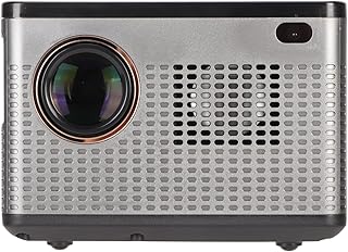 WiFi Bluetooth Projector, 2.4G 5G Dual Band LCD Screen Portable Video Projector Cell Phone Same Screen 1G 8G HD 1280P Zoom Home Theater Projector for Indoor Outdoor, Manual Focus