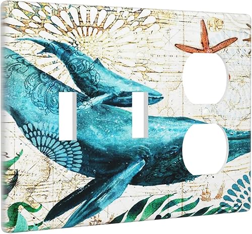 Miniatura 122 de Cubierta de interruptor de luz decorativa de pared de bruja negra Ouija Gótica Esqueleto Calavera 1 banda Placa frontal eléctrica de interruptor