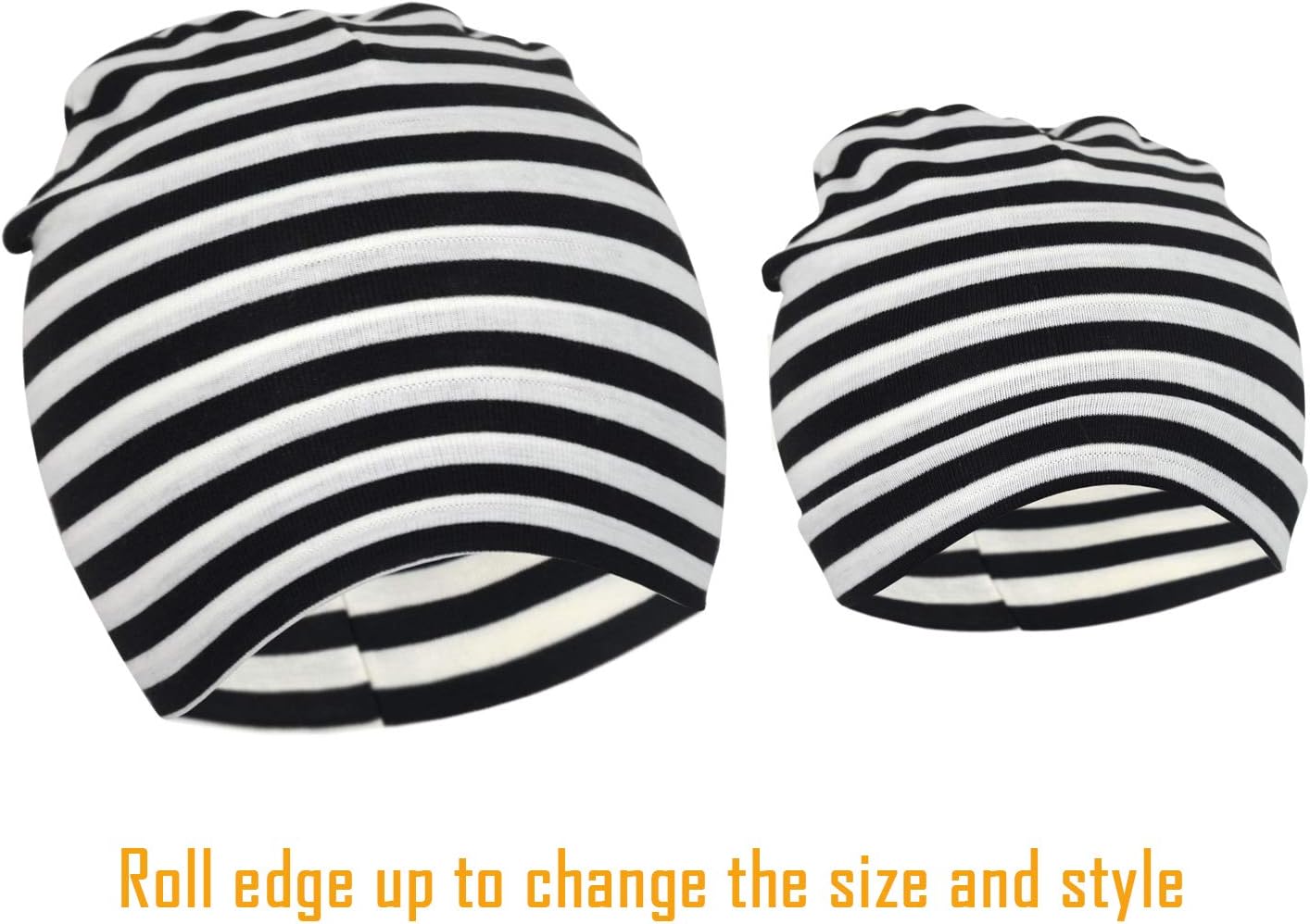 DRESHOW BQUBO 8 Pack Unisex Baby Beanie Hat Infant Toddler Kid Hats Baby Soft Cute Knit Cap Nursery Beanie - Image 2