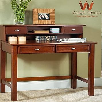 Devi Wood Palace Pure Sheesham Wood | Work Table Writing Study Table Office Table Work Station for Home and Office | Console Table and Study Desk | (Brown)