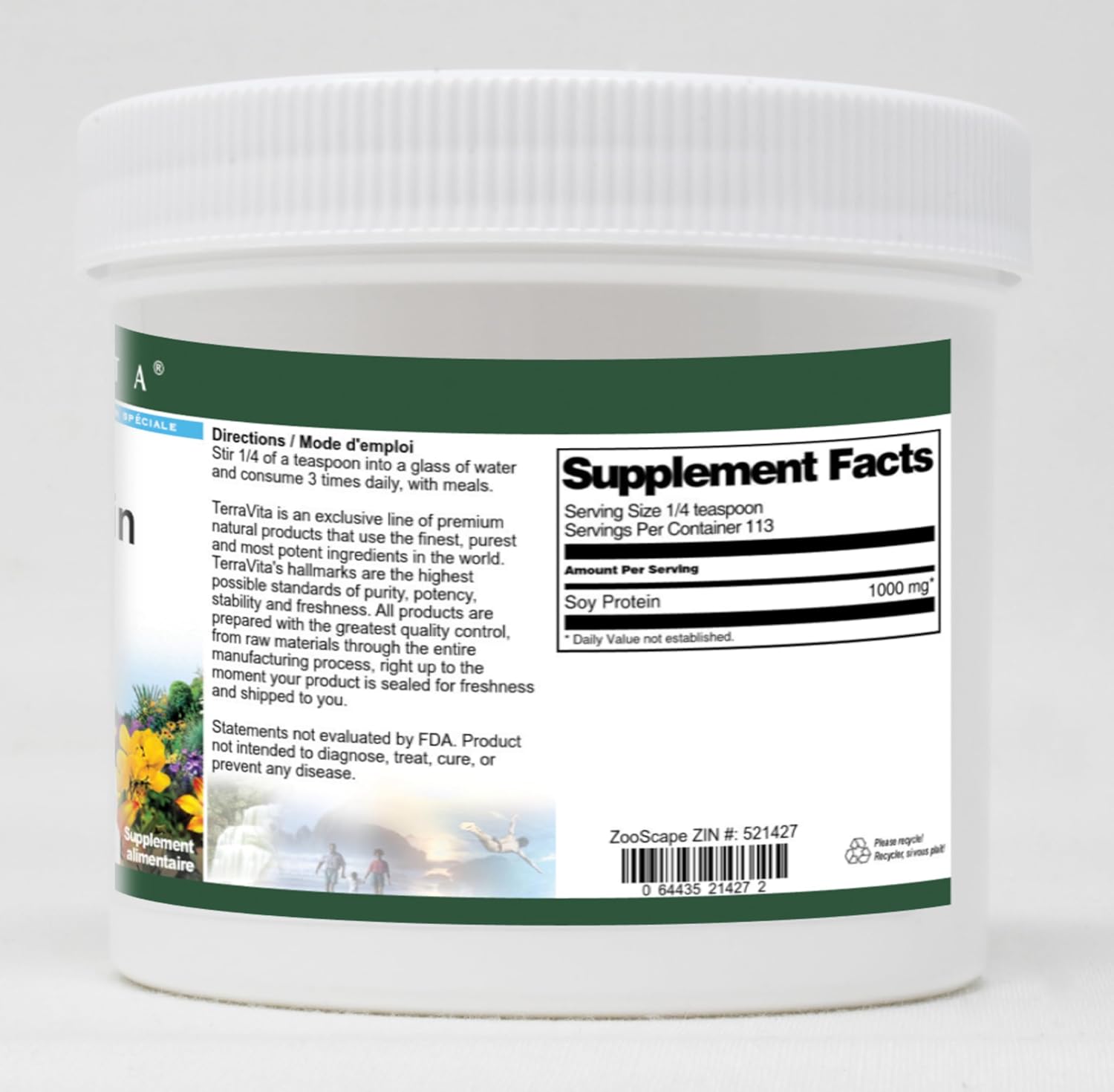 Soy Protein Powder (4 oz, ZIN: 521427) - 3 Pack