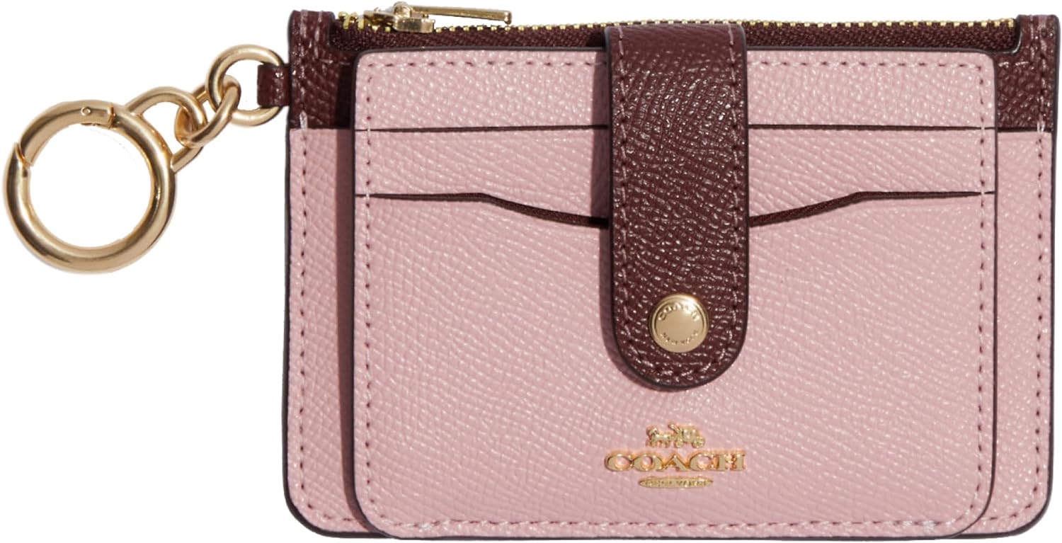 Coach Contrast Trim Attachment Card Case