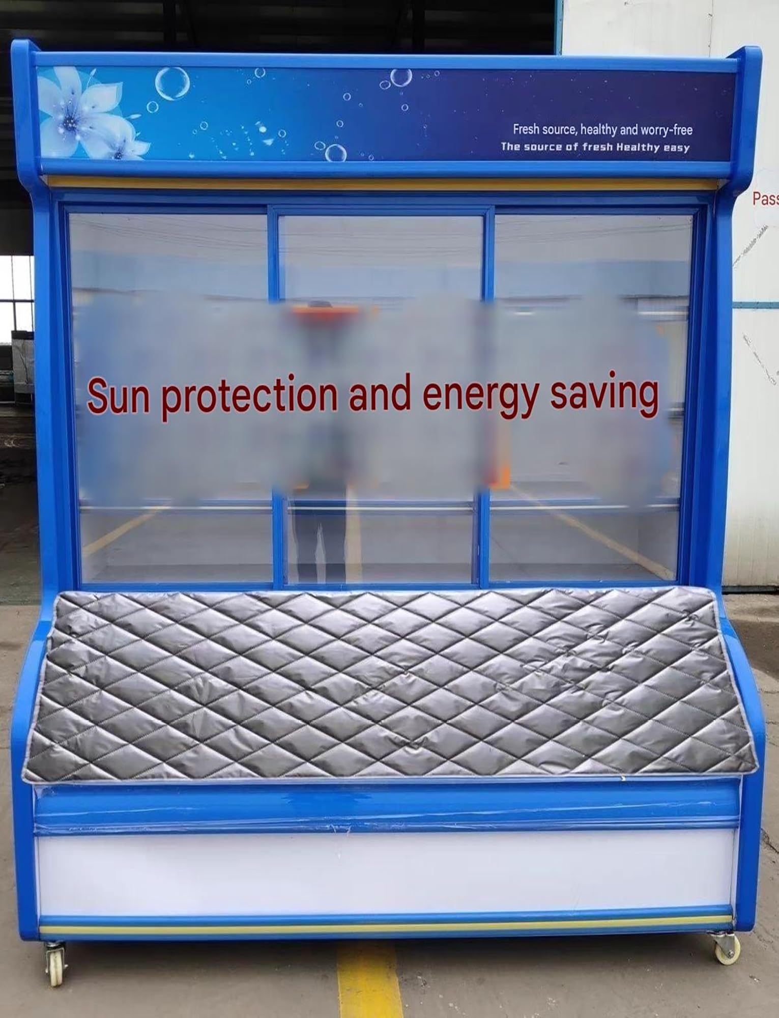 Bâche Imperméable Universelle Pour Réfrigérateur - Couverture D'isolation Pour Congélateur Et Stockage Au Froid - Imperméable Et Pare-soleil - Économie D'énergie - Argenté A - 180 X 80 Cm