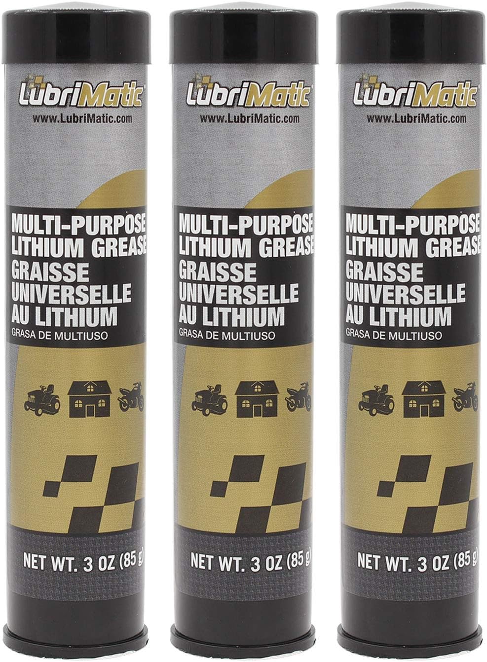 11312 Multi-Purpose Grease - 3 Pack of 3 oz. Cartidges