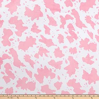 Amazon.com: Shannon Minky Cuddle Cow Moo Bubblegum : Arts, Crafts & Sewing