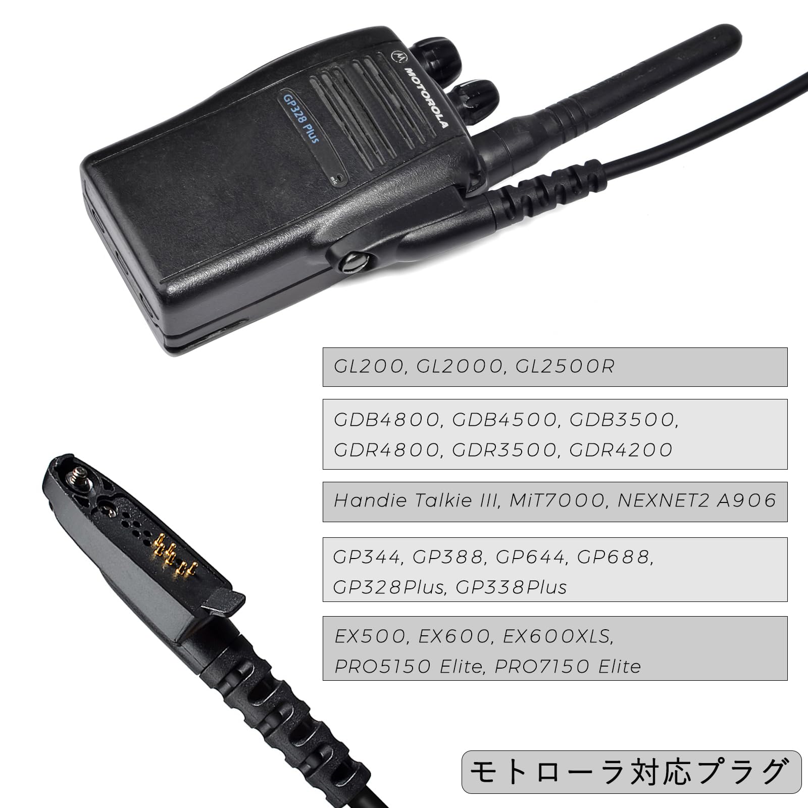 Amazon | TWAYRDIO モトローラ用 Motorola用 無線機用 スピーカー